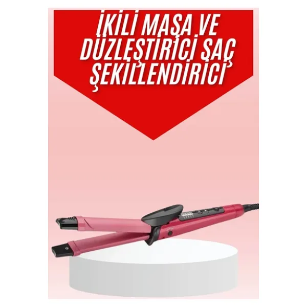 Saç Şekillendirici Düzleştirici Maşa Özellikli Şekillendirici Seramik Kaplama