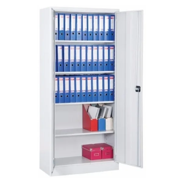 Tam Boy Açık Gri Dosya Dolabı Metal 198cm (Klasör Dolabı)