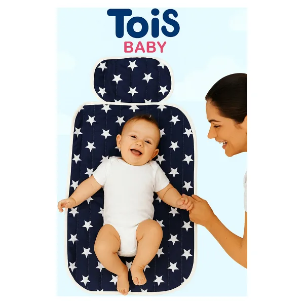 Tois Baby Pratik Alt Değiştirme Matı Minderi Alt Değiştirme Pedi Bakım Örtüsü Lacivert