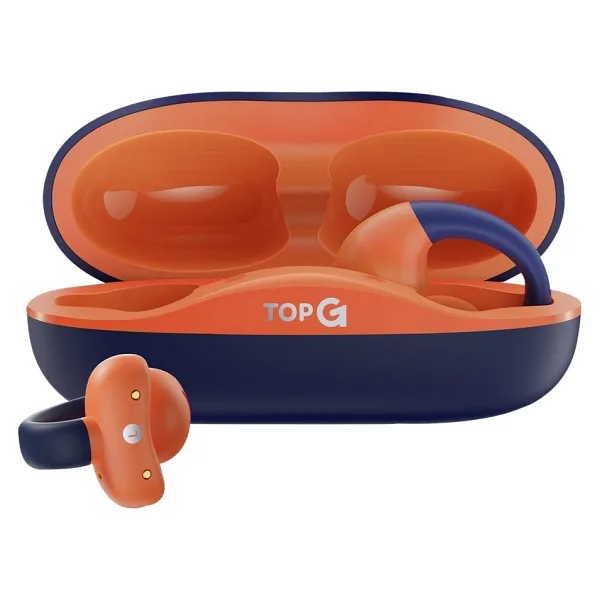 TopG Vox Q4 Ear Clip TWS Lacivert Kulak İçi Bluetooth Kulaklık