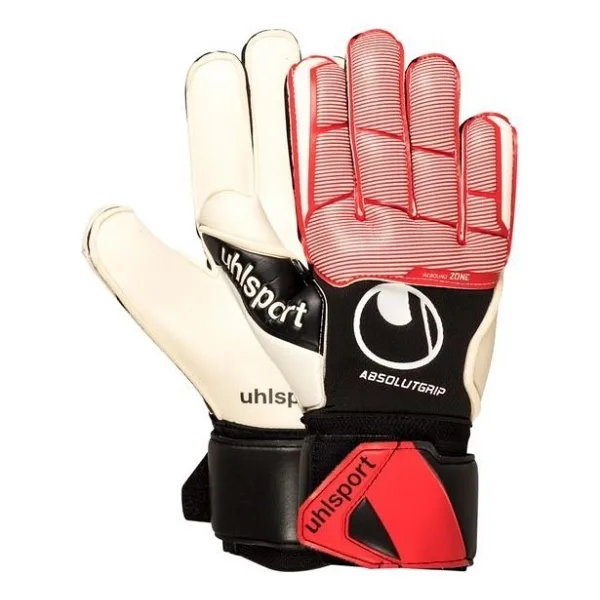 Uhlsport Absolutgrip Eldiven - Beyaz - Siyah - Kırmızı - 8,5