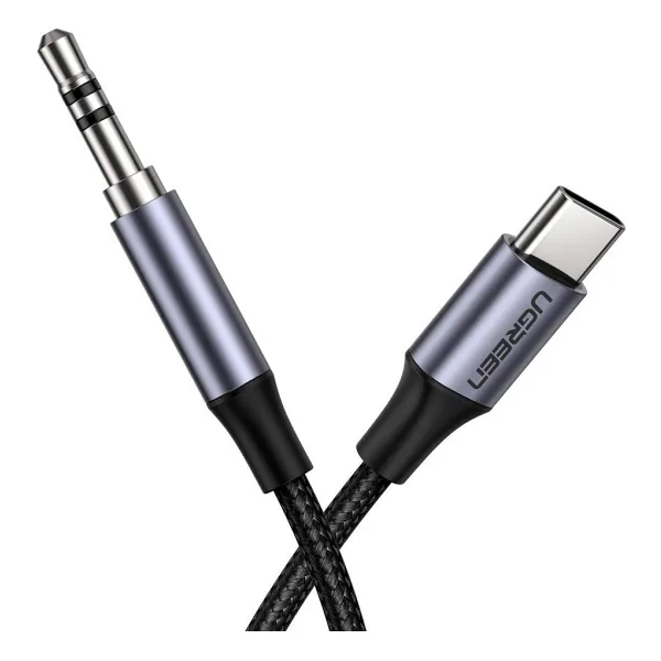 Uygun Fiyatlı Ugreen USB Type-C 3.5 mm Gümüş Aux Ses Kablosu