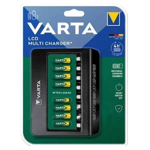 Varta 57681 LCD 8'li Multi Şarj Cihazı