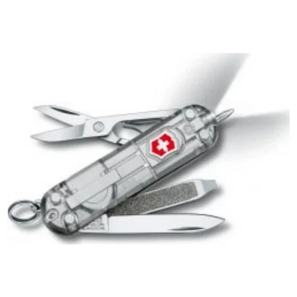 Victorinox Signature Lite 0.6226.T7 Şeffaf Gümüş 7 Fonksiyonlu Çok Amaçlı Çakı