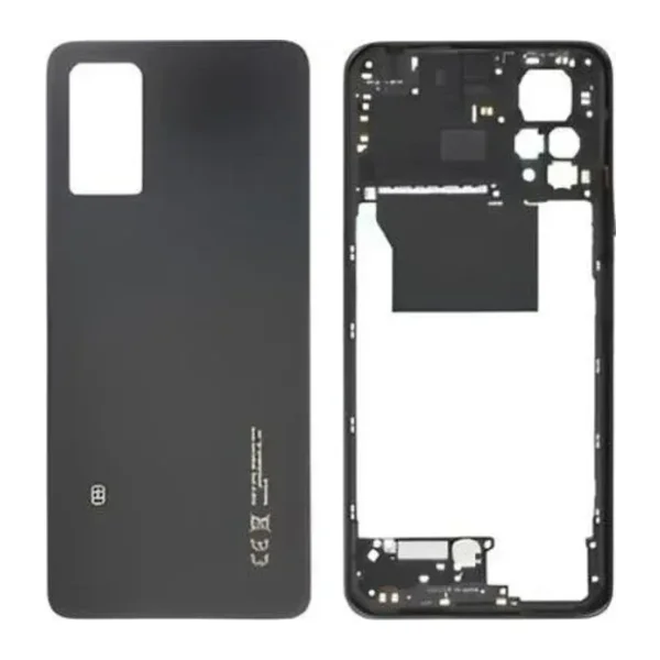 Xiaomi Redmi Note 11 Pro -5G- Full Kasa Arka Kapak Takim Sıyah