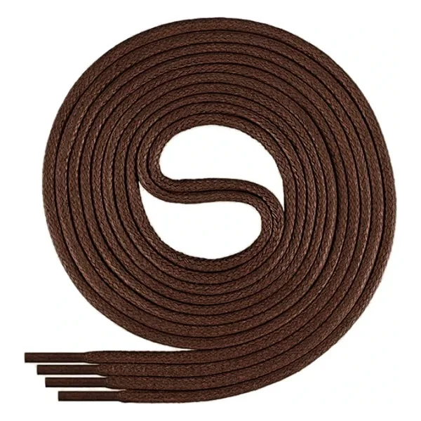 60 Cm 4 MM Kahverengi Yuvarlak 1 Çift Ayakkabı Bağcığı