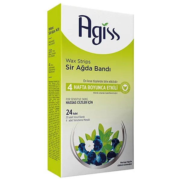 Agiss Hassas Ciltler için 24'lü Sir Ağda Bandı