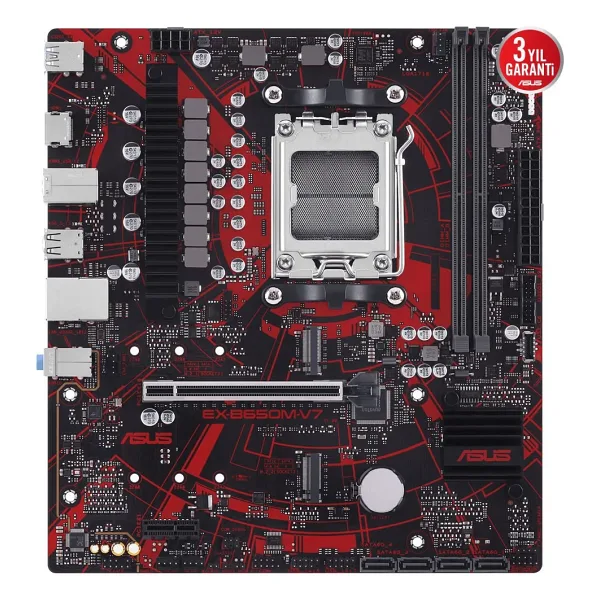 ASUS EX-B650M-V7 2xDDR5 VGA+HDMI 2xM.2 AM5 ANAKART