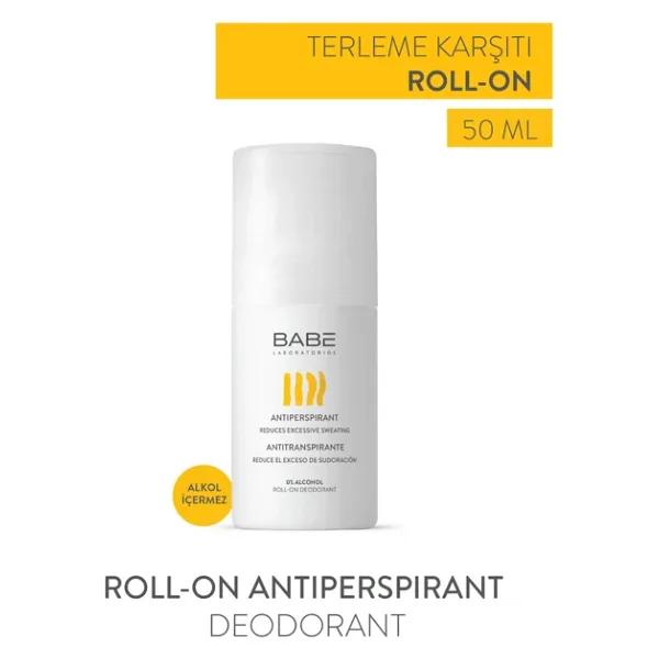 Babe Laboratorios Roll-On Antiperspirant Deodorant 50ml - Terleme Karşıtı Roll-On - 50 ml