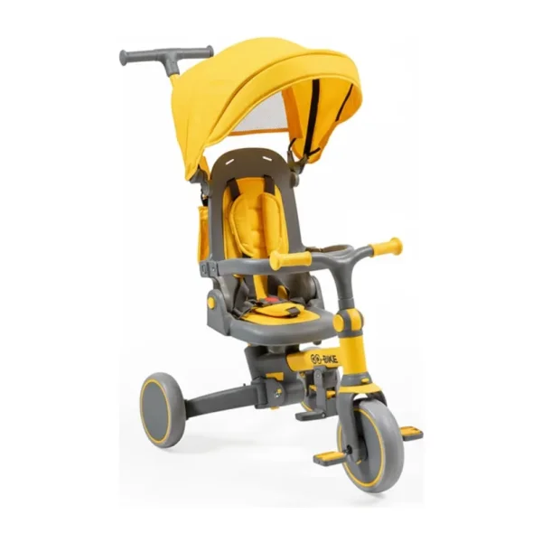 Baby2Go Go Bike Sarı 3 Tekerlekli Bisiklet
