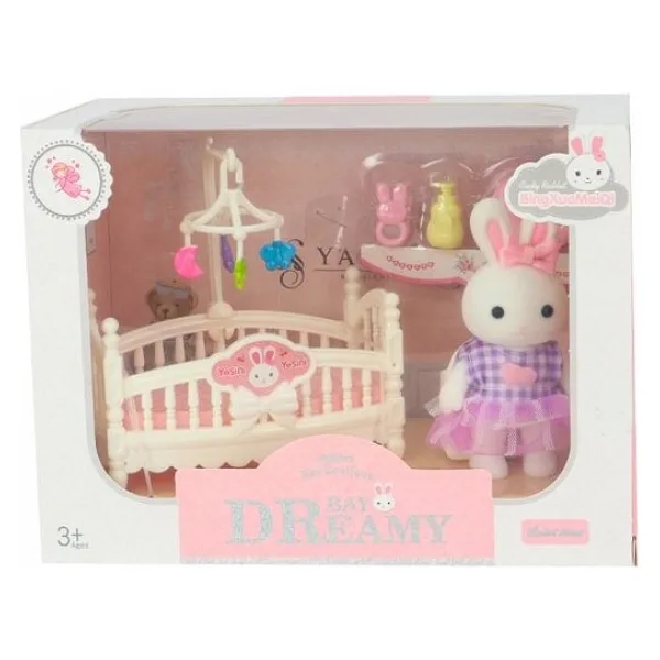 Bay Dreamy Mini Tavşan Aksesuarlı Bebek Odası Seti 6621-7