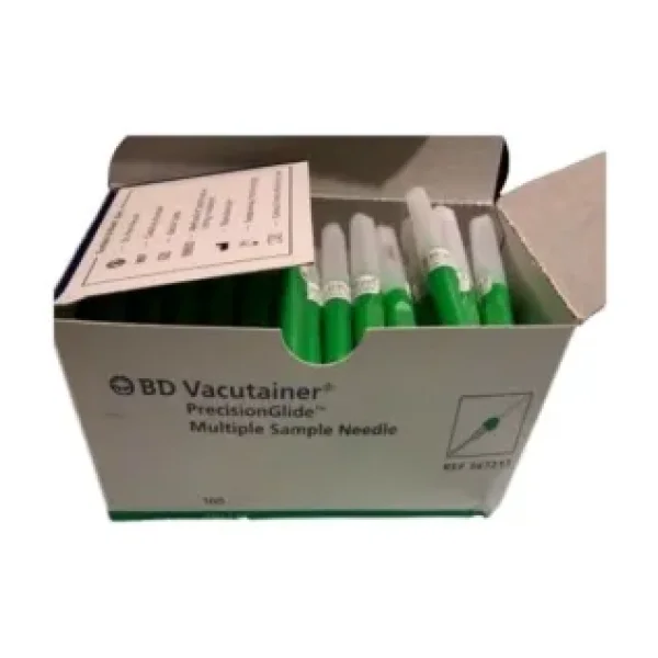 Bd Vacutainer 21G 1.5 0,8 38MM Kan Alma Yeşil Iğne Ucu 100 Adet