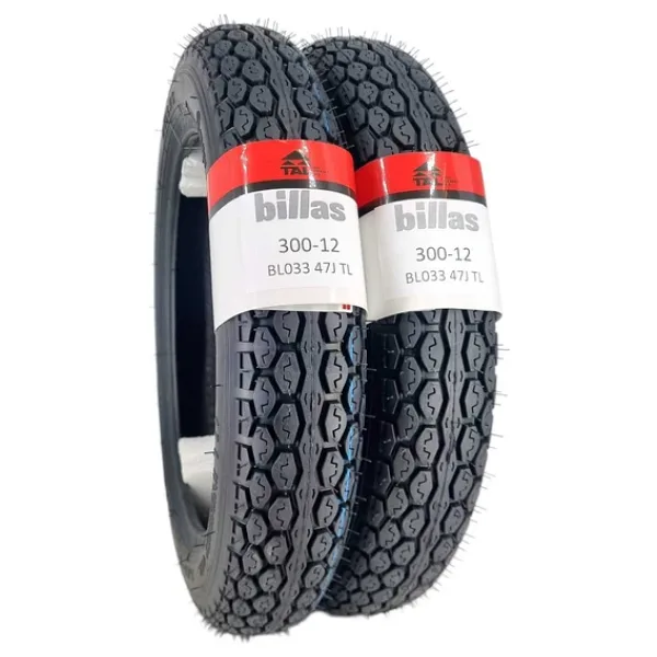 Billas Fayton FX33 Lastik Takımı 2'li 300-12 BL033 Tl(Dubleks)