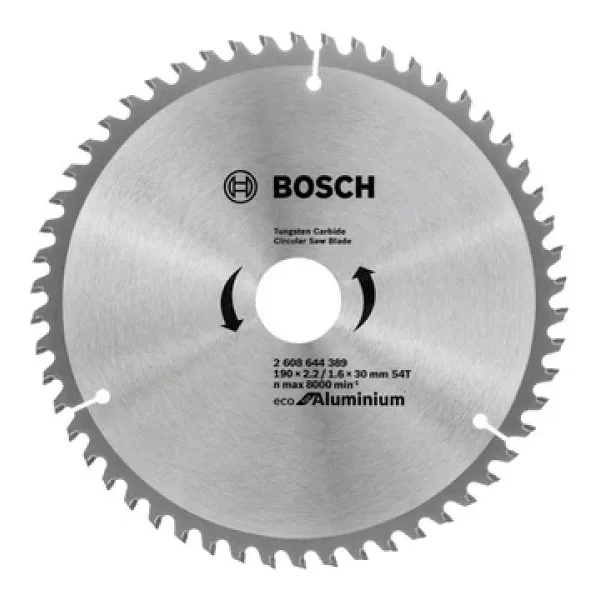 Bosch Optiline Eco 2608644389 190x30 mm 54 Diş Daire Testere Bıçağı