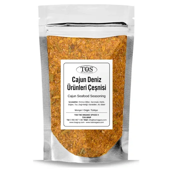 Cajun Deniz Ürünleri Çeşnisi 100 gr (1. Kalite)