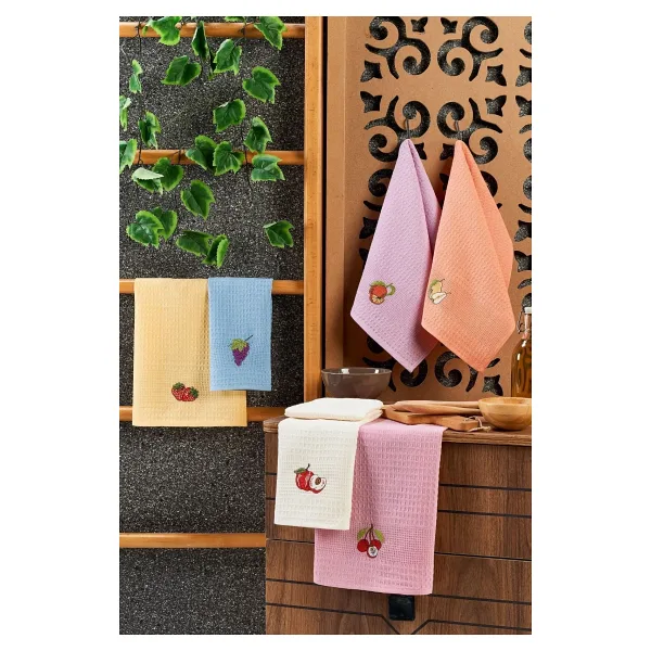 Casnack 6'lı Mutfak Havlusu Fruit Seti 40x60