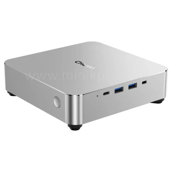 Chuwi AuBox AMD Ryzen 7 8745HS, 16GB DDR5 RAM, 512GB M.2 SSD, Wi-Fi 6, BT 5.3, 2x2.5G LAN, HDMI, DP, Type-C Win11 Pro Mini PC