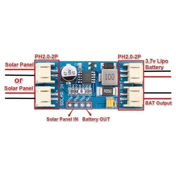 CN3065 Mini Solar Li-Po Pil Şarj Modülü