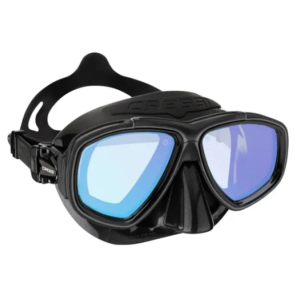 Cressi Prisma Dalış Maskesi BLACK - YELLOW/BLUE LENS