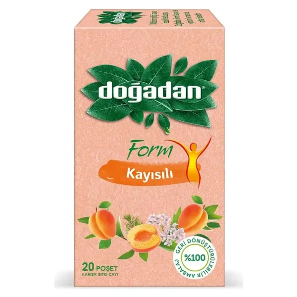 Doğadan Form Kayısılı Bitki Çayı 20'li