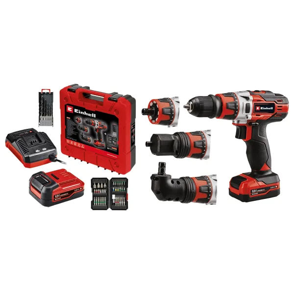 Einhell TE-CD 12/1 3X-Li Tek Akülü 39 Parça Vidalama Makinesi