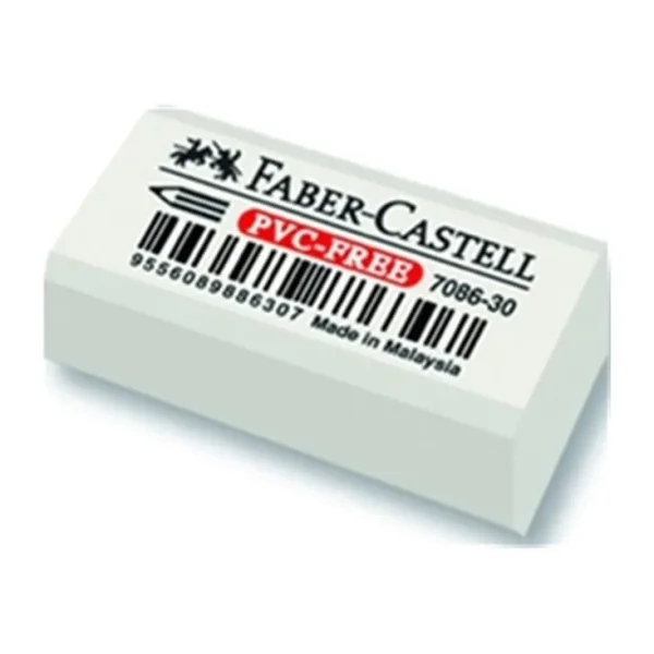 Faber Castell Pvc-Free 18 87 30 Küçük Silgi - Beyaz