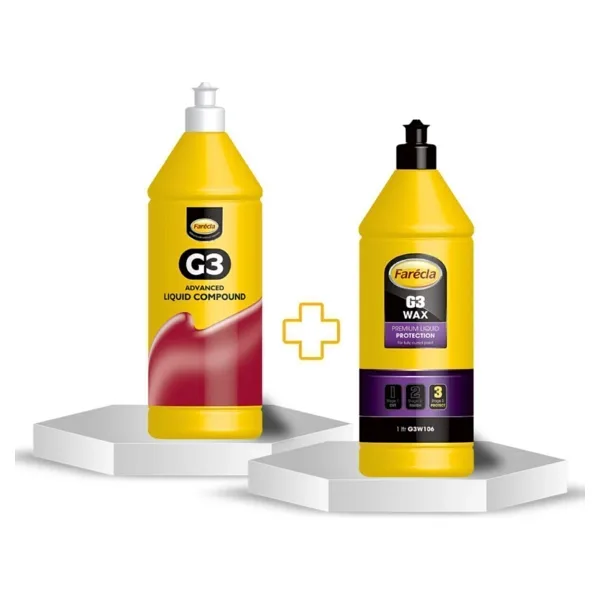 Farecla Süper İkili Başlangıç Seti G3 Pasta 1lt + G3 Cila 1lt