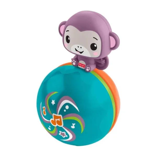 Fisher Price Emekleme Arkadaşı Müzikli Mor Maymun JLB95