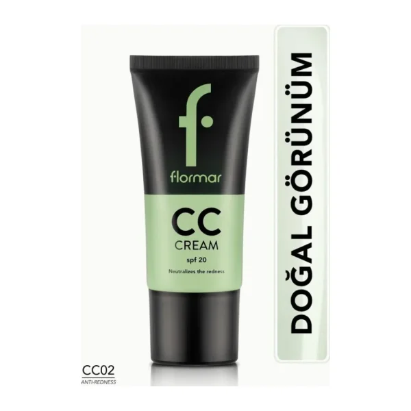 Flormar Kızarıklık Karşıtı Spf 20 02 Anti-Redness CC Krem