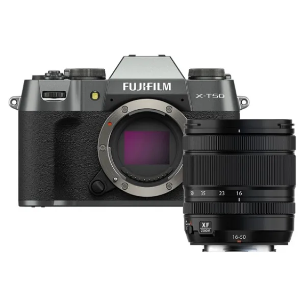 Fujifilm X-T50 + 16-50mm Lens Antrasit Aynasız Fotoğraf Makinesi