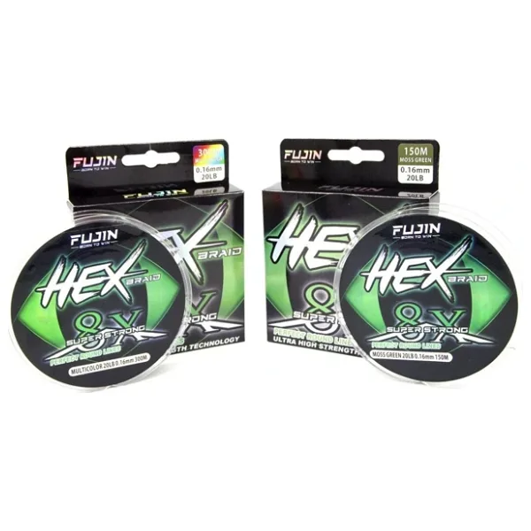Fujin Hex Braid 8X 150 m Moss Green İp Misina