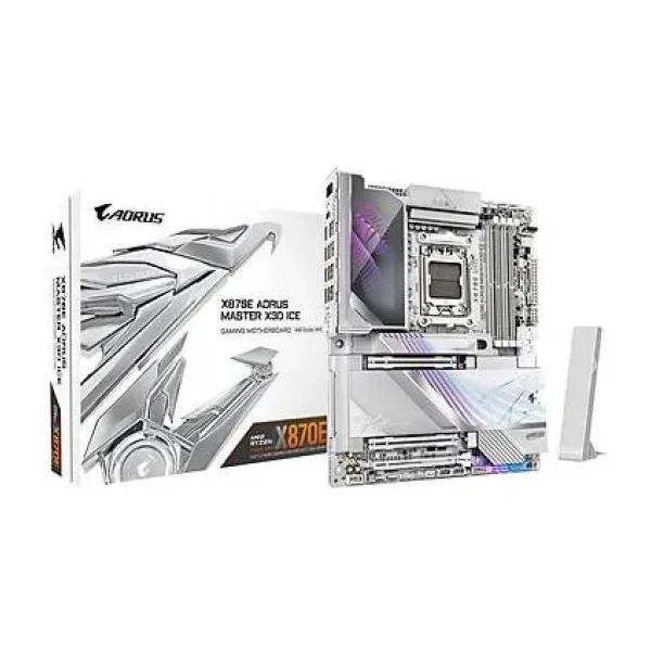 Gigabyte X870E Aorus Master X3D Ice AMD AM5 DDR5 ATX Anakart