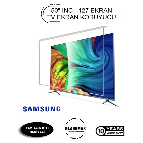 Glassmax Samsung 50Q70a Uyumlu 50" Inç 127 Ekran Tv Ekran Koruyucu