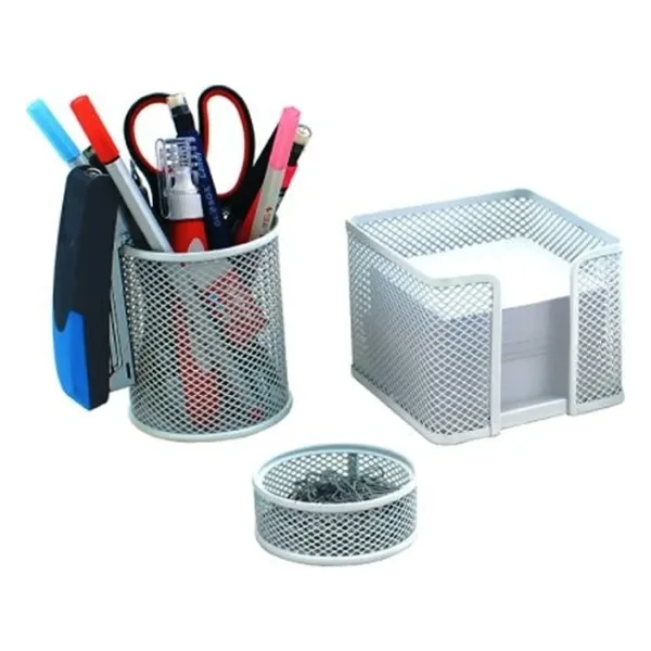 Globox 6154 3'lü Gri Metal Ofis Seti