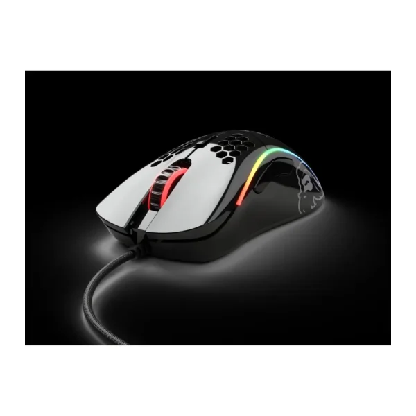 Glorious Model D GD-GBLACK Parlak Siyah RGB Ergonomik Optik Kablolu Oyuncu Mouse