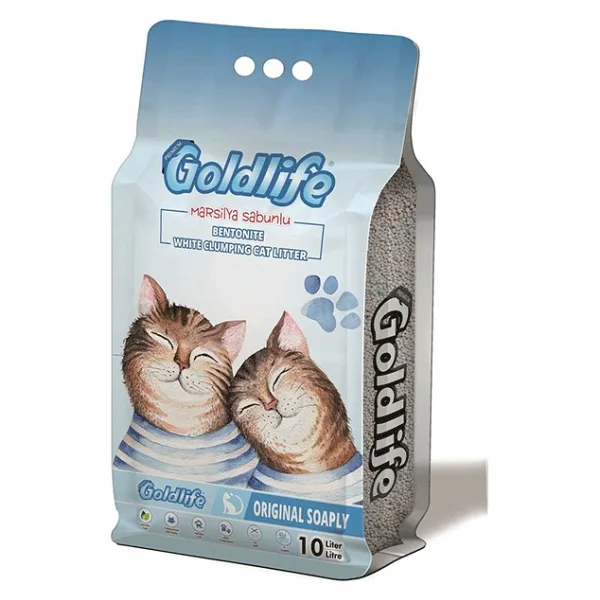 Goldlife 10 lt İnce Taneli Bentonit Kedi Kumu