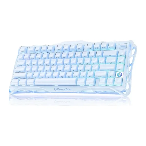GravaStar Mercury K1 Special Edition RGB %75 TKL Kailh Cherry Pink Switch Kablolu/Kablosuz Mekanik Oyuncu Klavyesi