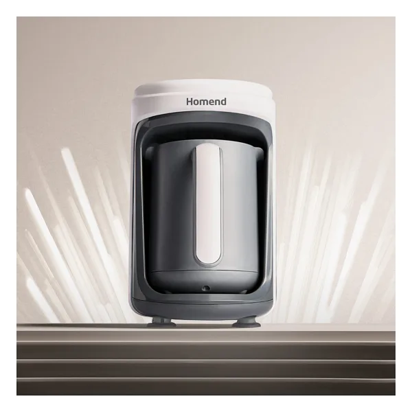 Homend Pottoman 1830H Bulut Kremi Türk Kahve Makinesi
