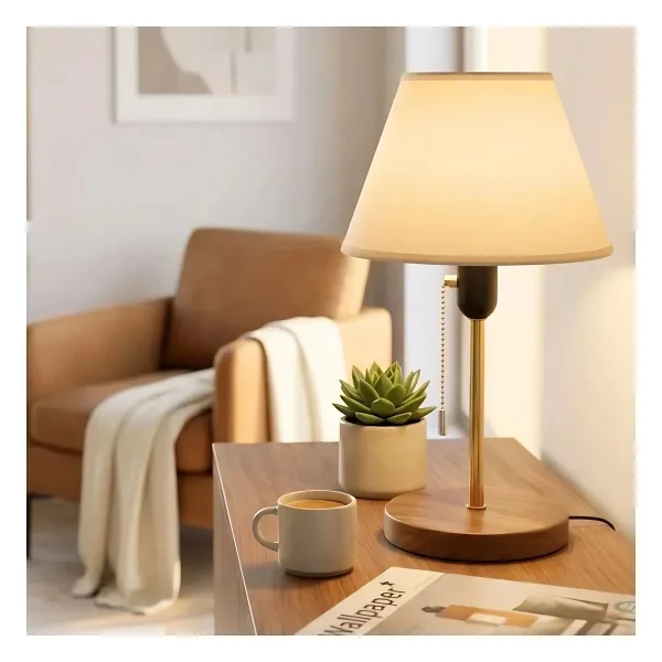 Homing AYD-2797 Sera Krem Kumaş Başlıklı Abajur