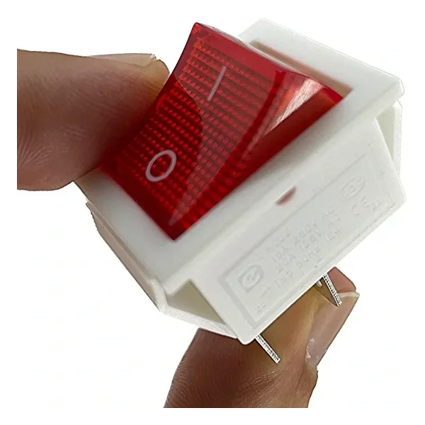 IC-104B Geniş Işıklı Anahtar On-Off Beyaz Kasa