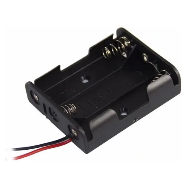 IC-233-2 AA 3'Lü Pil Yatağı Pil Yuvası Pil Kutusu