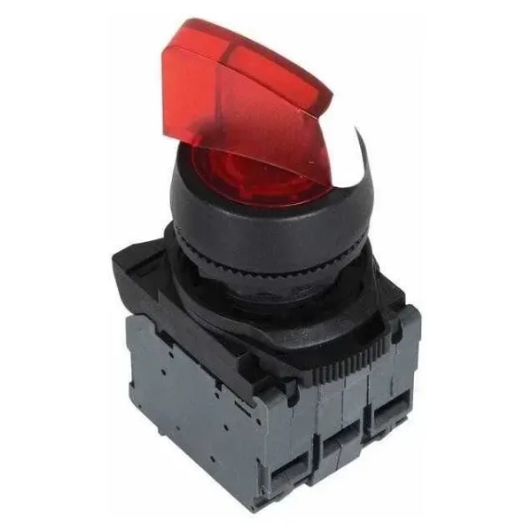 ISP-AK134M5 220V Kırmızı Işıklı Mandal Buton 1-0-2