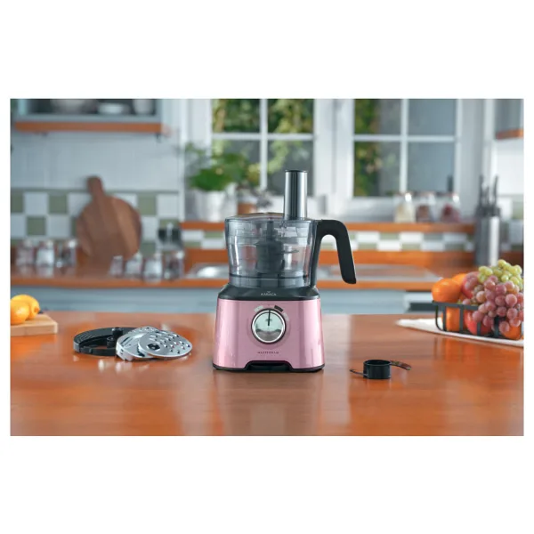 Karaca Mastermaid Power Essential 2000 W Pink Mutfak Robotu
