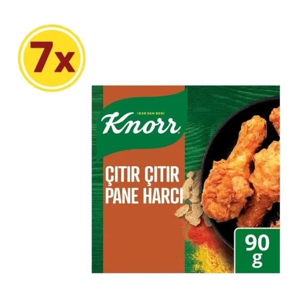 Knorr Harçlar Çıtır Pane Harcı Dışı Çıtır Içi Yumuşak Tavuklar Için 90 gr 7 Adet