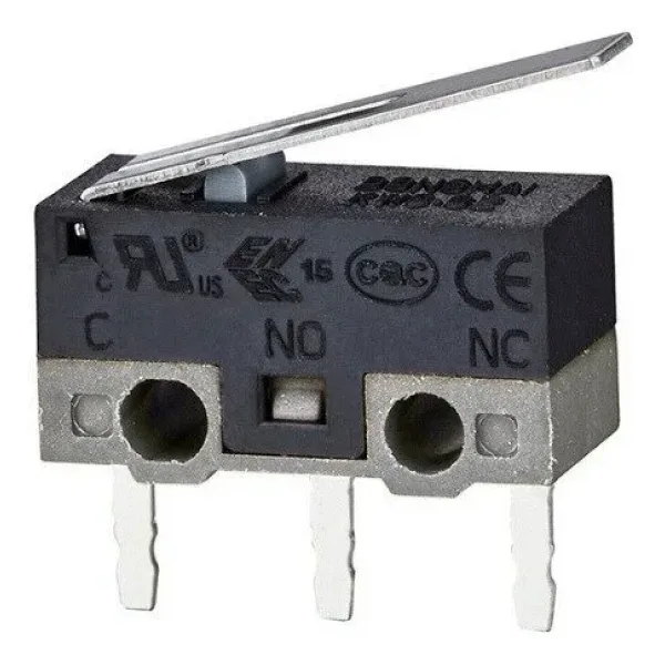 KW5-OZ-1112L2-B SPDT NO+NC 3-Pin Micro Switch