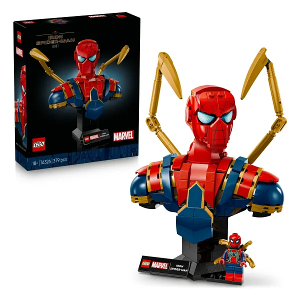 Lego 76326 Iron Örümcek Adam Büstü