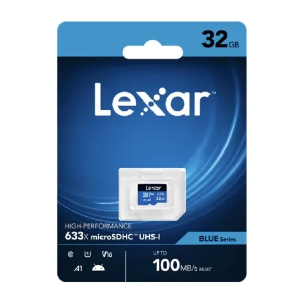 Lexar 633x Class 10 UHS-I U1 32 GB Micro SD Kart