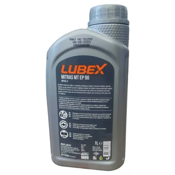 Lubex Mitras MT EP 90 1 lt Manuel Şanzıman Yağı