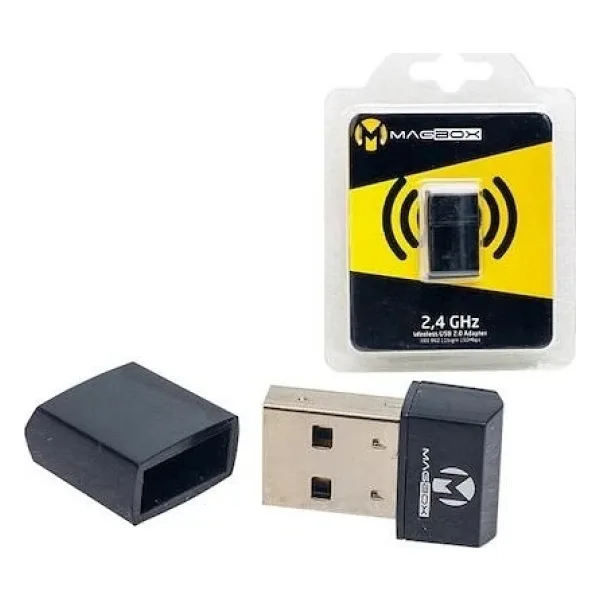 MAGBOX USB STICK MİNİ 802.11N WİFİ 7601 CHIPSET 2.4GHZ 150 MBPS HD UYDU ALICILARI İLE UYUMLU