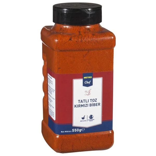 Metro Chef Tatlı Toz Kırmızı Biber 500 gr